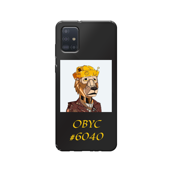 Galaxy A51 Hülle Softcase schwarz
