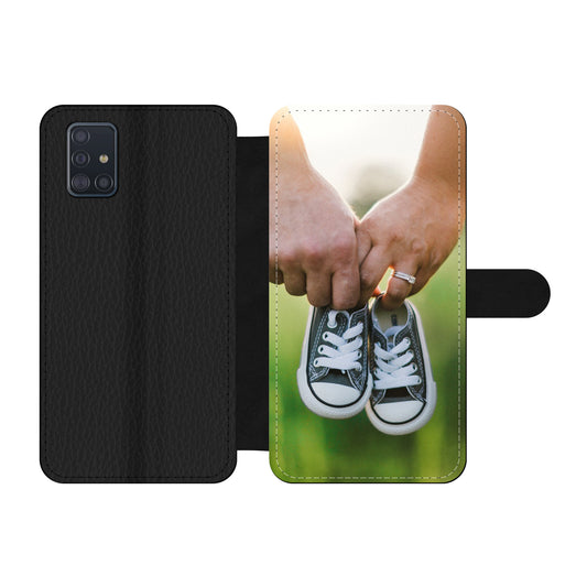 Galaxy A51 Hülle Walletcase schwarz