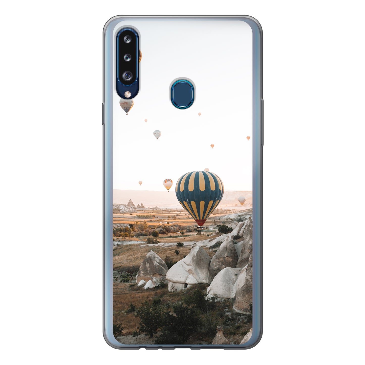 Galaxy A20s Hülle Softcase transparent
