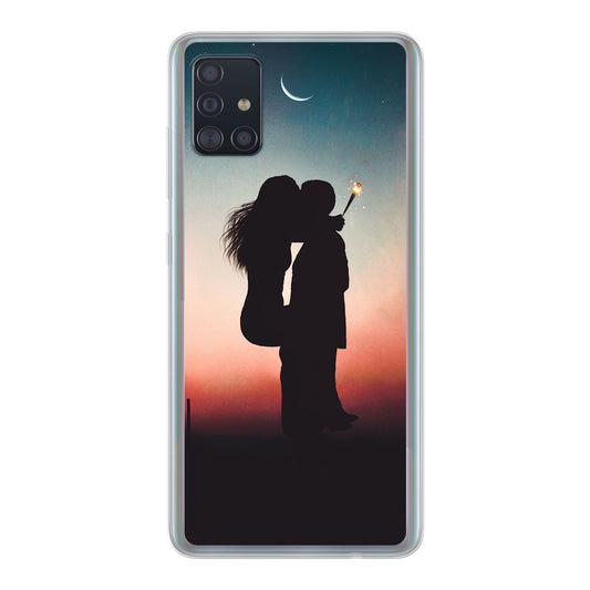 Galaxy A51 Hülle Softcase transparent