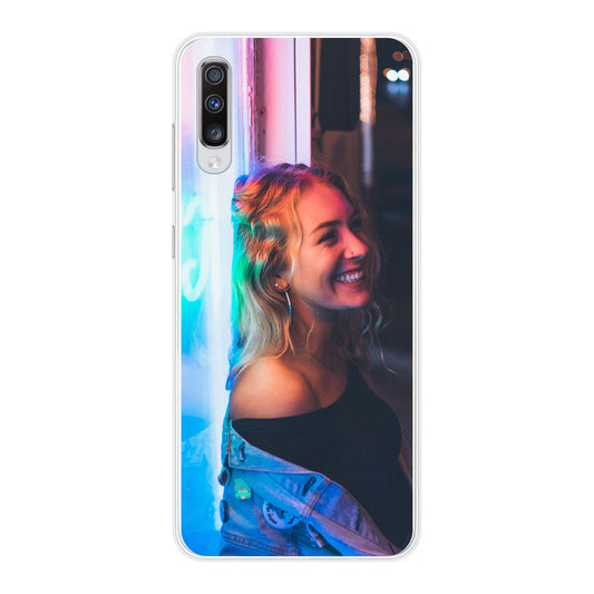 Galaxy A70 Hülle Softcase transparent