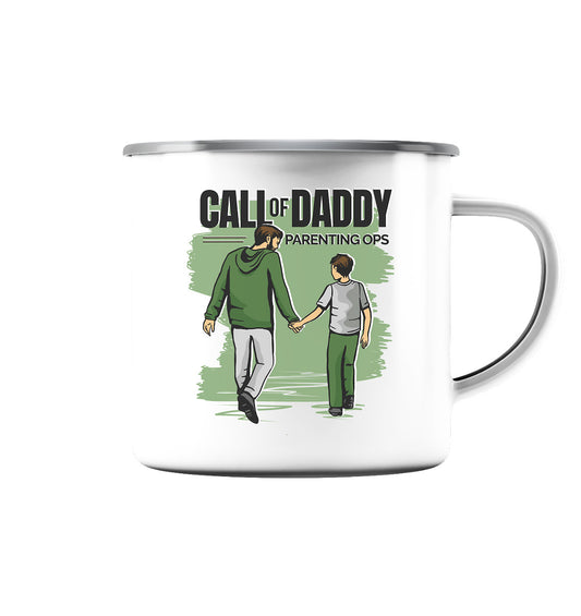 Gaming Call of Daddy - Emaille Tasse