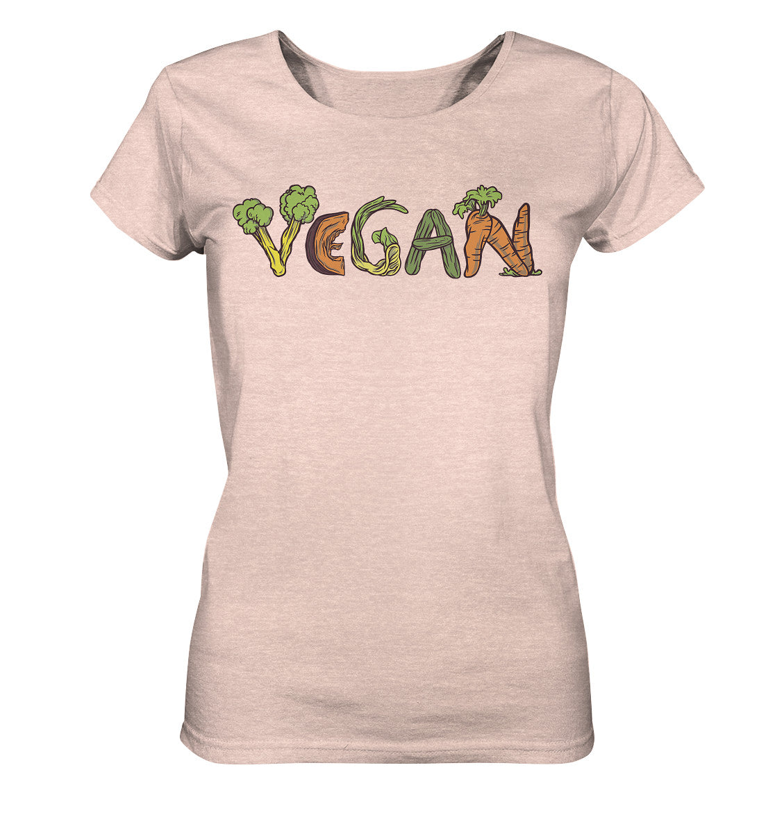 Vegan - Damen Bio Shirt (meliert)