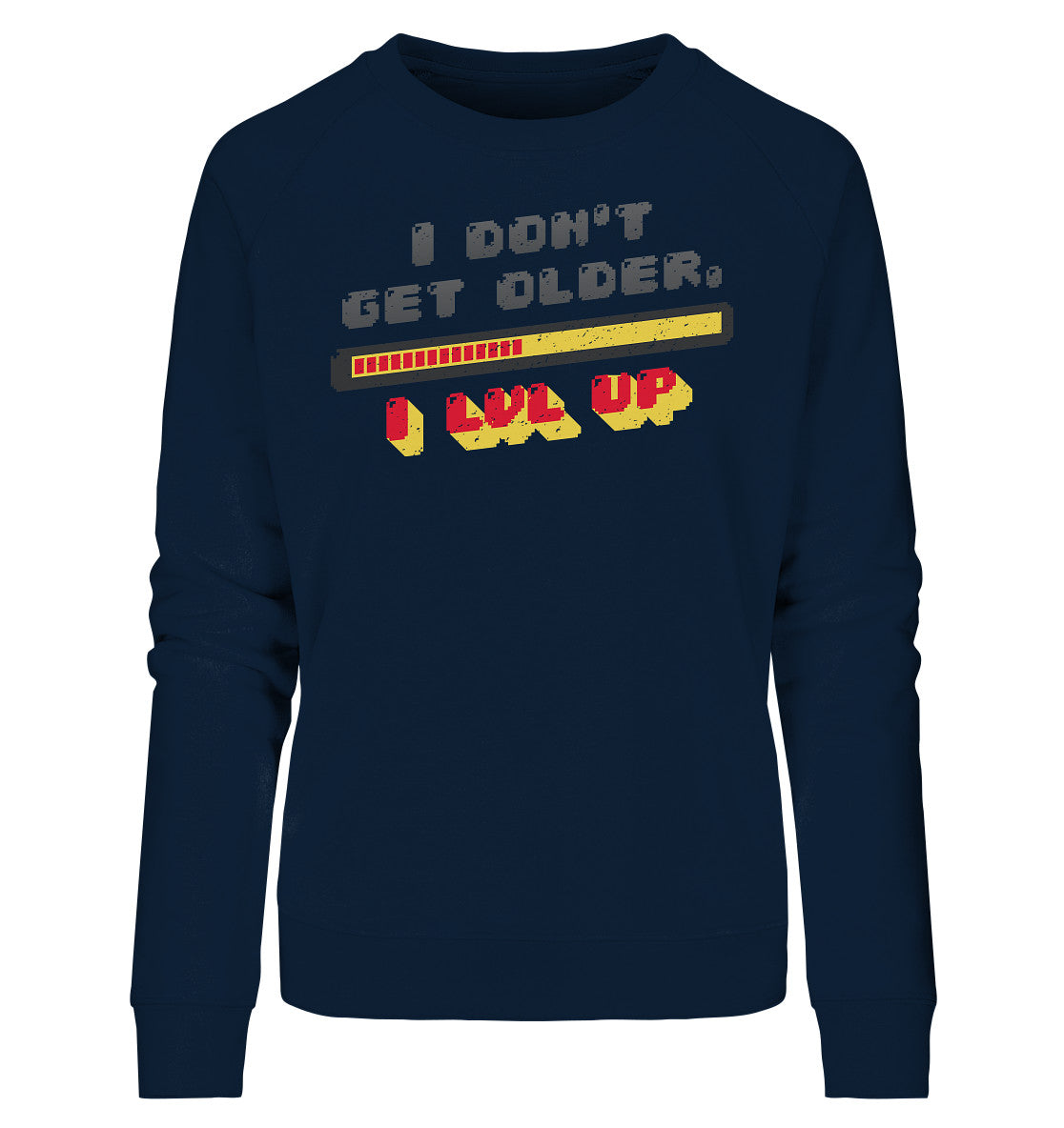 Gaming I lvl up - Damen Bio Sweatshirt