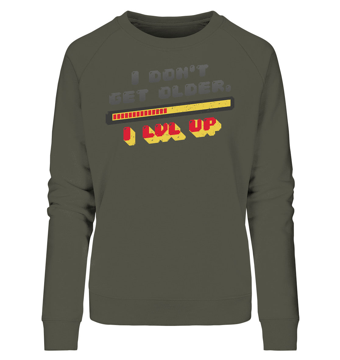 Gaming I lvl up - Damen Bio Sweatshirt