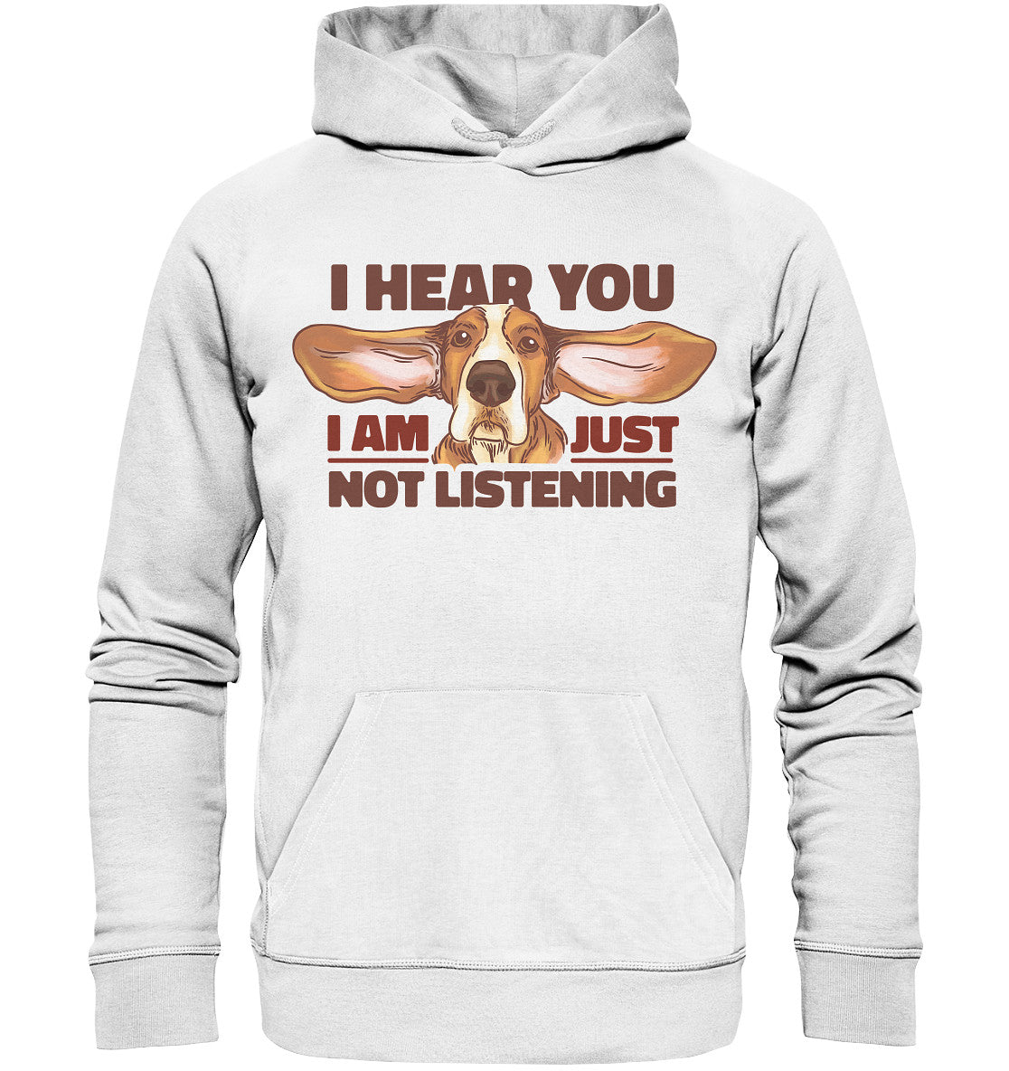 Just not listening  - Herren Bio Basic Hoodie