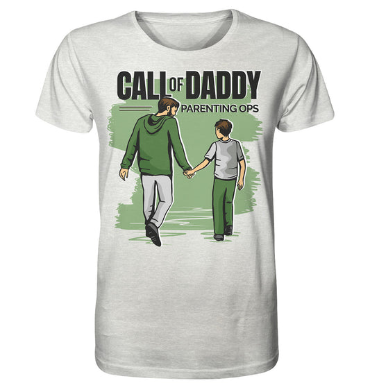 Gaming Call of Daddy - Herren Bio Shirt (meliert)