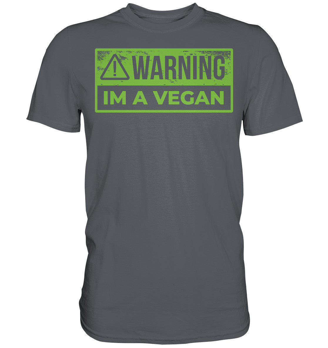 Warning Im a Vegan - Premium Shirt