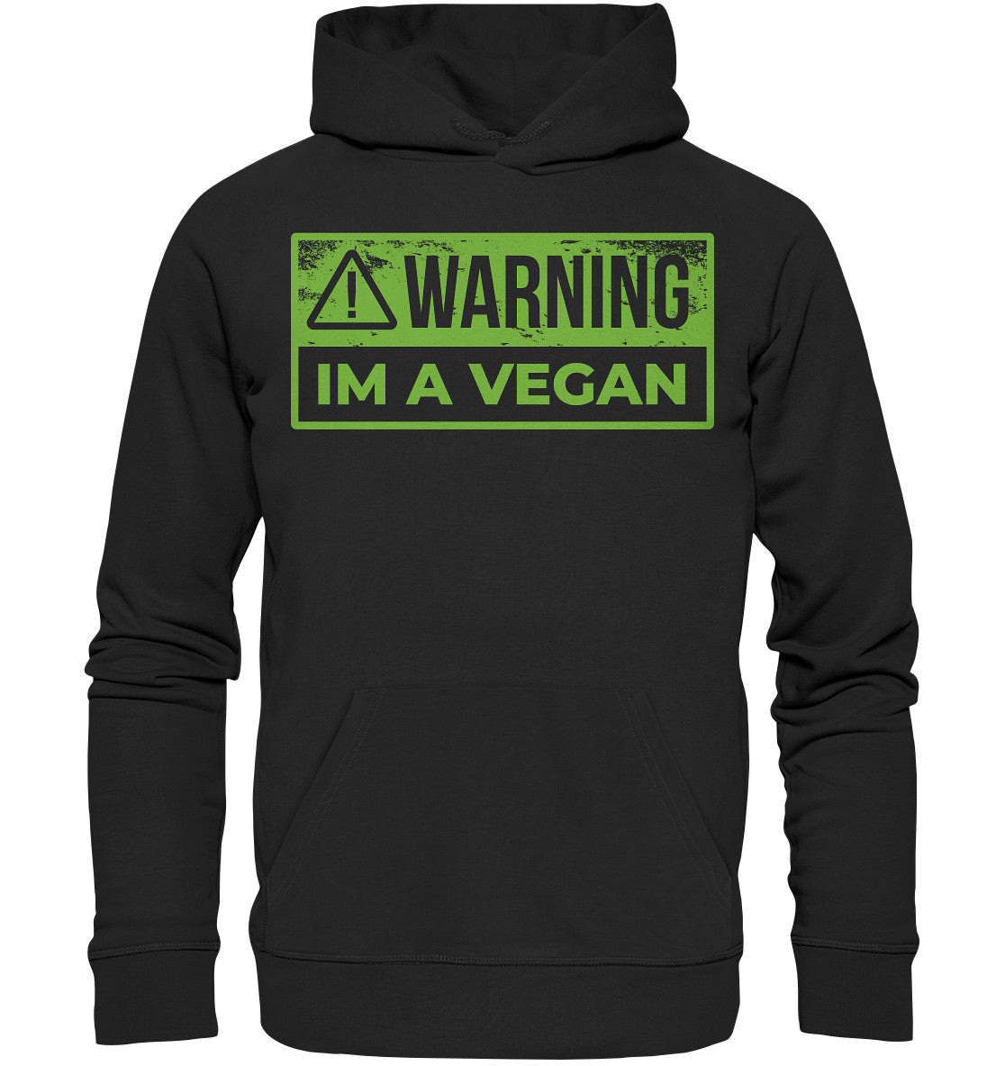 Warning Im a Vegan - Premium Unisex Hoodie