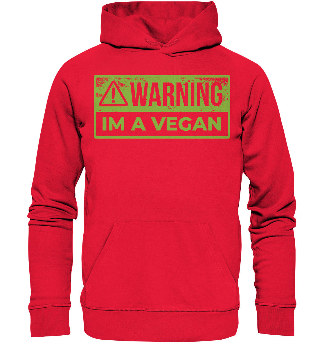 Warning Im a Vegan - Premium Unisex Hoodie